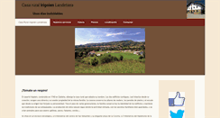 Desktop Screenshot of casaruralirigoien.com